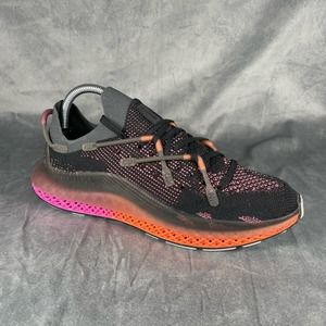 Adidas Men's Black and Pink Running Shoes